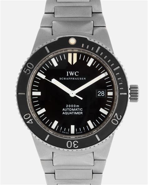 iwc titanium aquatimer